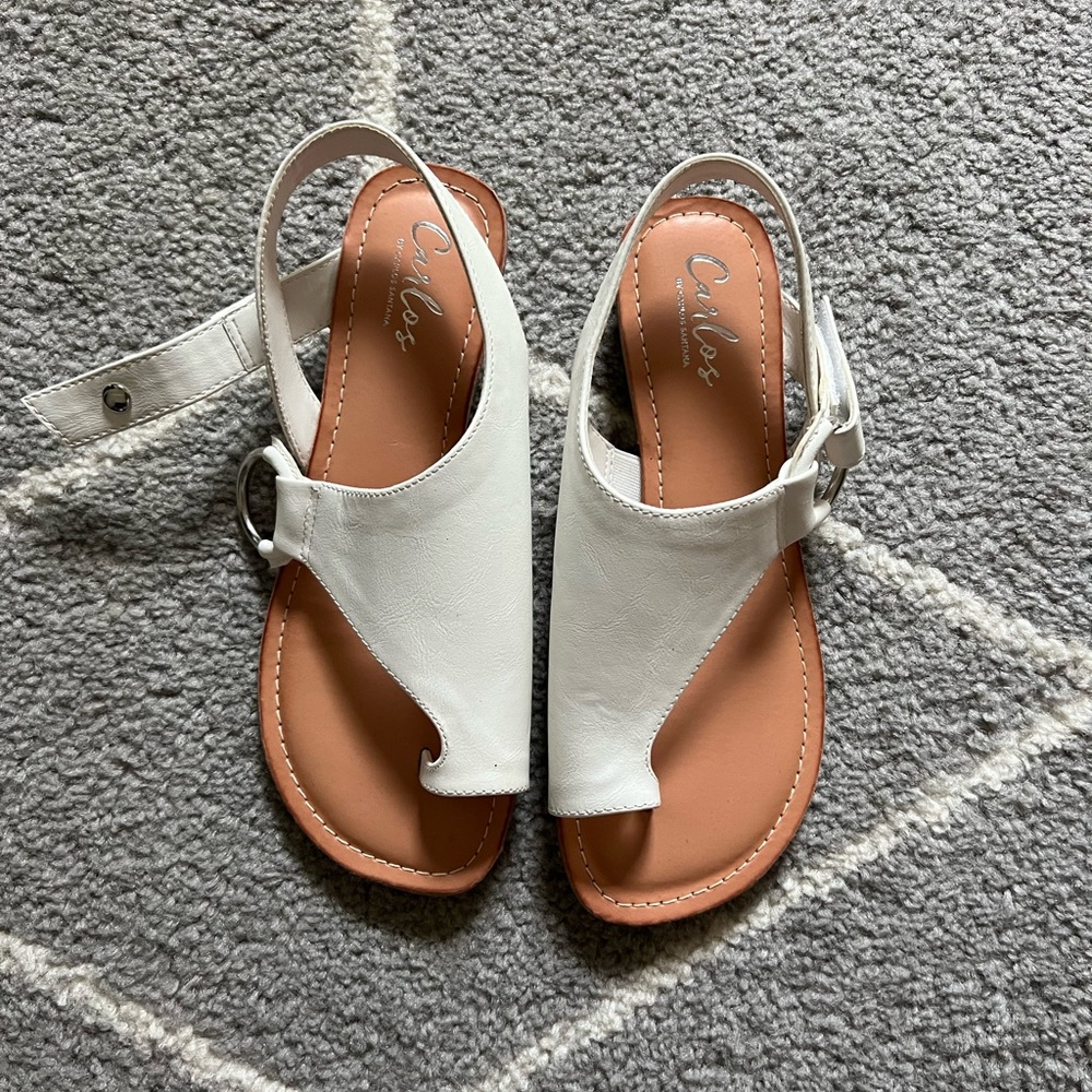Cute white sandals